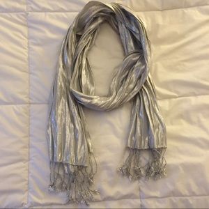 J. Crew Silver Scarf